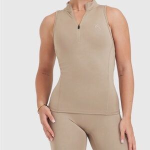 Oner Active Sandstone zip up vest